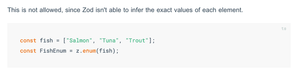 No dynamic arrays allowed for z.enum