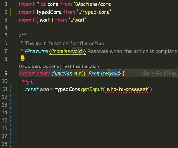 Type safety in the editor